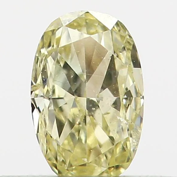 0.17ct Oval Natural Diamond (Colour Fancy Yellow, Clarity SI1, Cut VG, Uncertified)