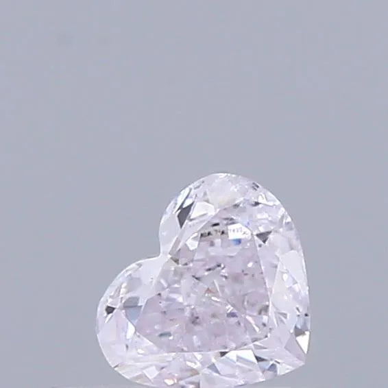 0.26ct Heart Natural Diamond (Colour Faint Pink, Clarity SI2, GIA Certified)