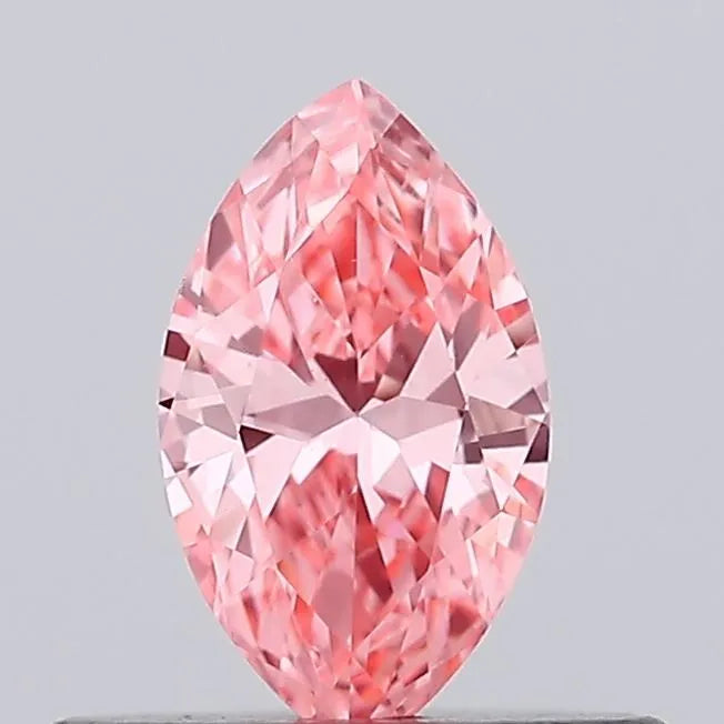0.28ct Marquise Lab Grown Diamond (Colour Fancy Vivid Pink, Clarity VS1, Uncertified)