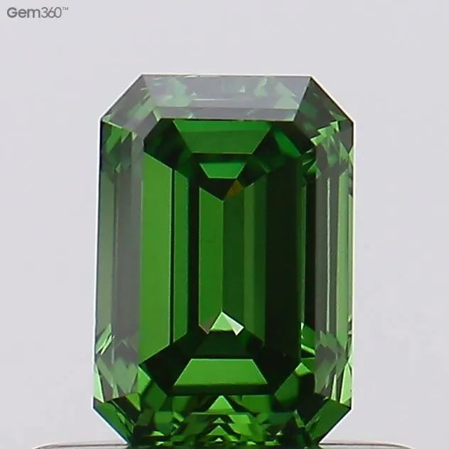 0.33ct Emerald Lab Grown Diamond (Colour Fancy Vivid Green, Clarity VS1, Uncertified)
