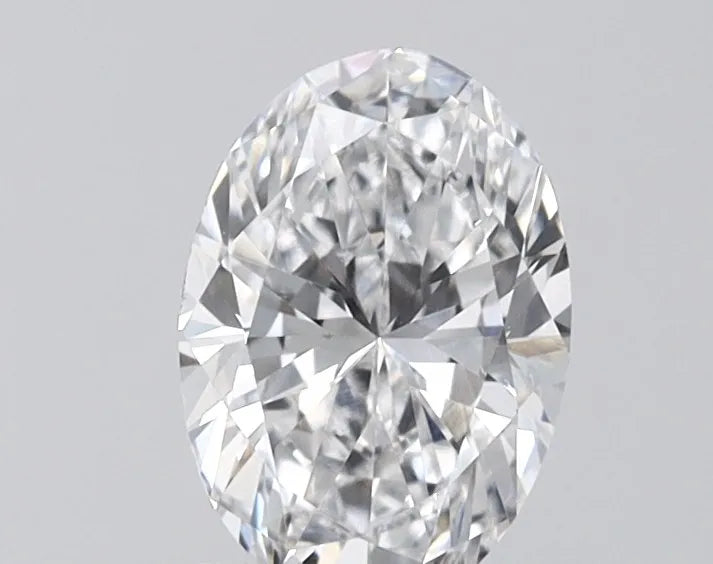 0.64ct Oval Lab Grown Diamond (Colour D, Clarity VVS2, IGI Certified)