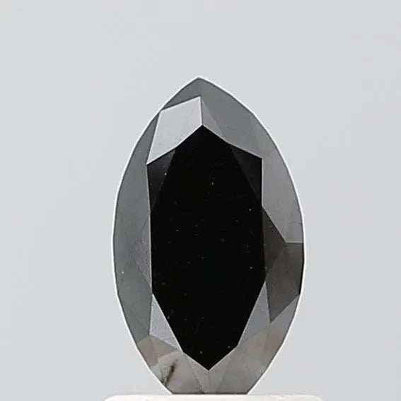 0.87ct Marquise Natural Diamond (Colour Black, Clarity VVS2, Cut EX, Uncertified)