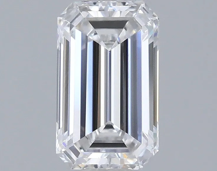 0.93ct Emerald Lab Grown Diamond (Colour D, Clarity VVS2, IGI Certified)