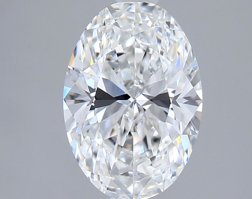 1.51 Carat F-VVS1 Oval Lab Diamond
