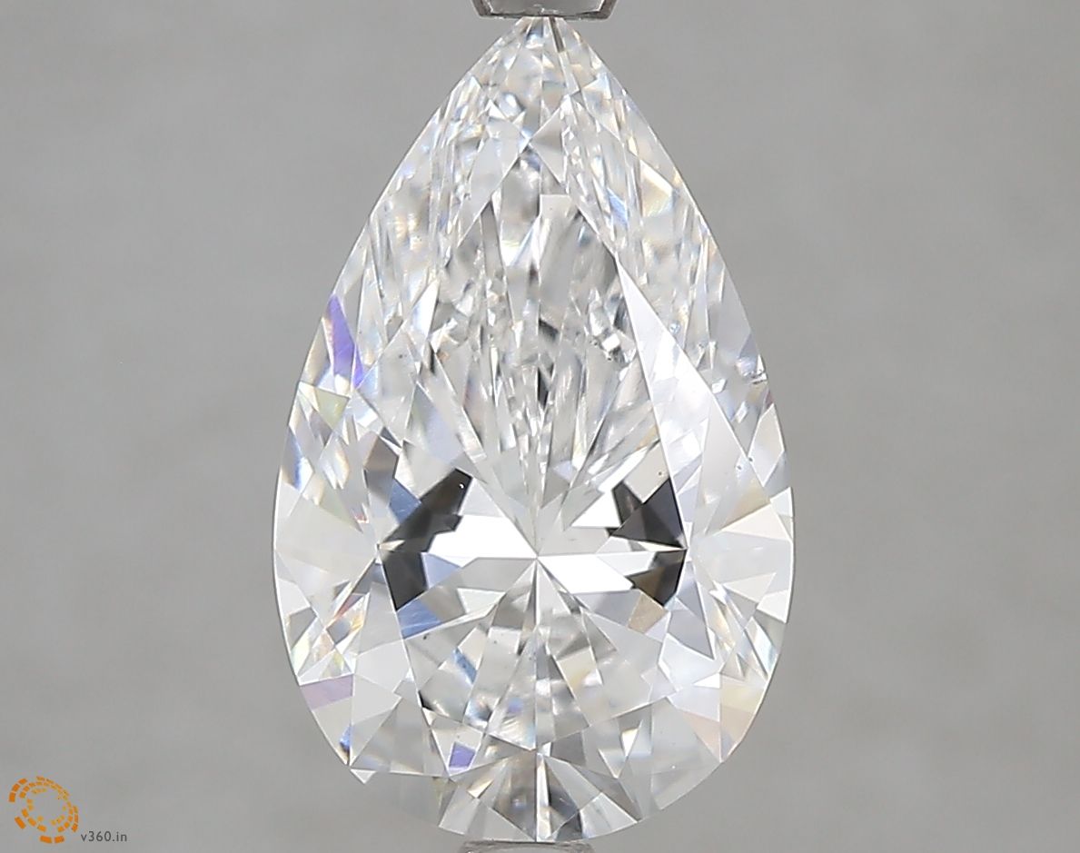2.60 Carat E-VS2 Pear Lab Diamond