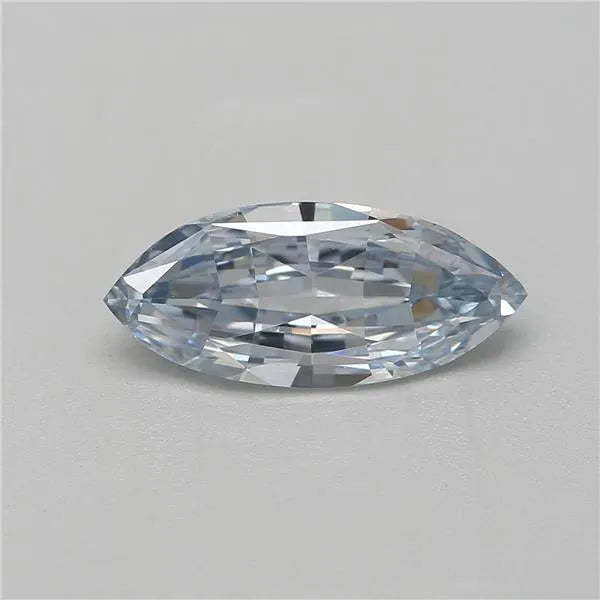 0.61ct Marquise Natural Diamond (Colour Fancy Intense Blue, Clarity VS1, GIA Certified)