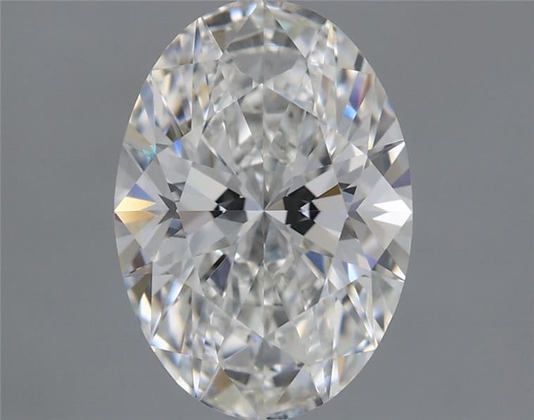 1.57 Carat F-VVS2 Oval Lab Diamond