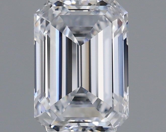 0.98 Carat E-VVS2 Emerald Lab Diamond