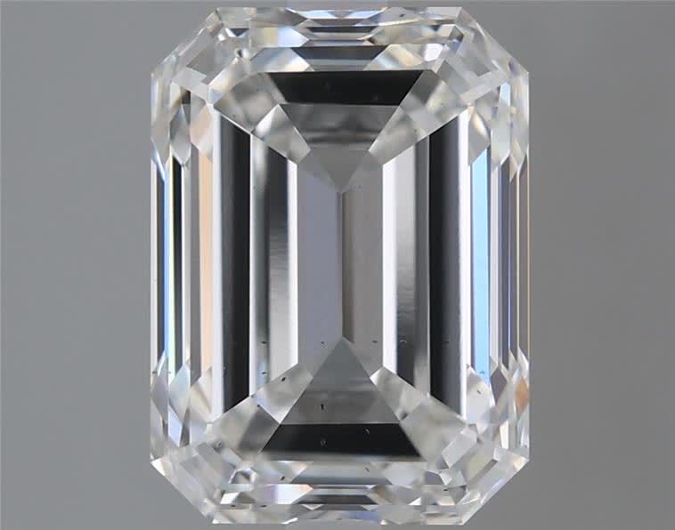 2.85 Carat F-VS2 Emerald Lab Diamond