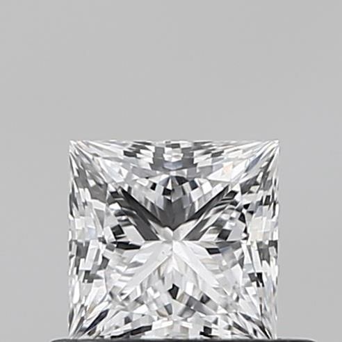 0.62 Carat D-VVS2 Princess Lab Diamond
