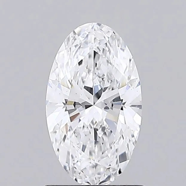 1.00ct Oval Lab Grown Diamond (Colour D, Clarity VS1, IGI Certified)