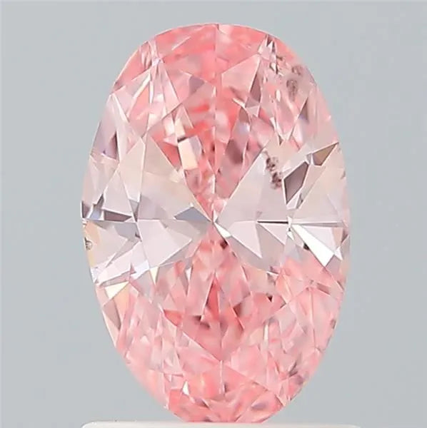 1.00ct Oval Lab Grown Diamond (Colour Fancy Intense Pink, Clarity VS1, Uncertified)