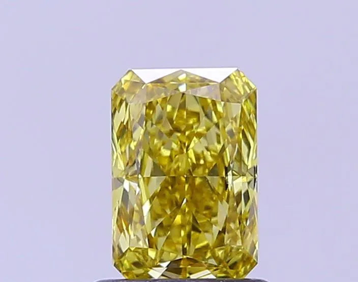 1.01ct Radiant Lab Grown Diamond (Colour Fancy Vivid Yellow, Clarity SI1, IGI Certified)