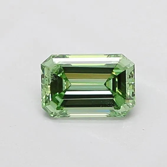 1.02ct Emerald Lab Grown Diamond (Colour Fancy Vivid Green, Clarity VS1, IGI Certified)