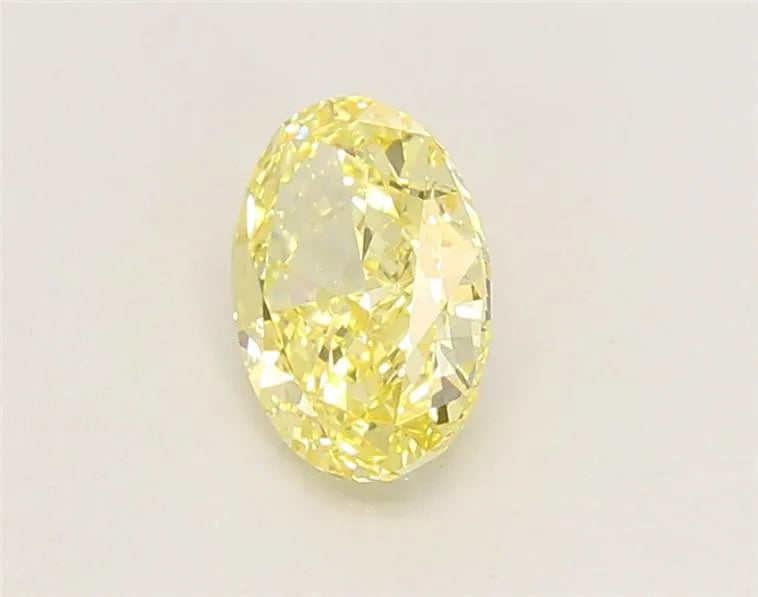 1.06ct Oval Lab Grown Diamond (Colour Fancy Intense Yellow, Clarity VVS2, IGI Certified)