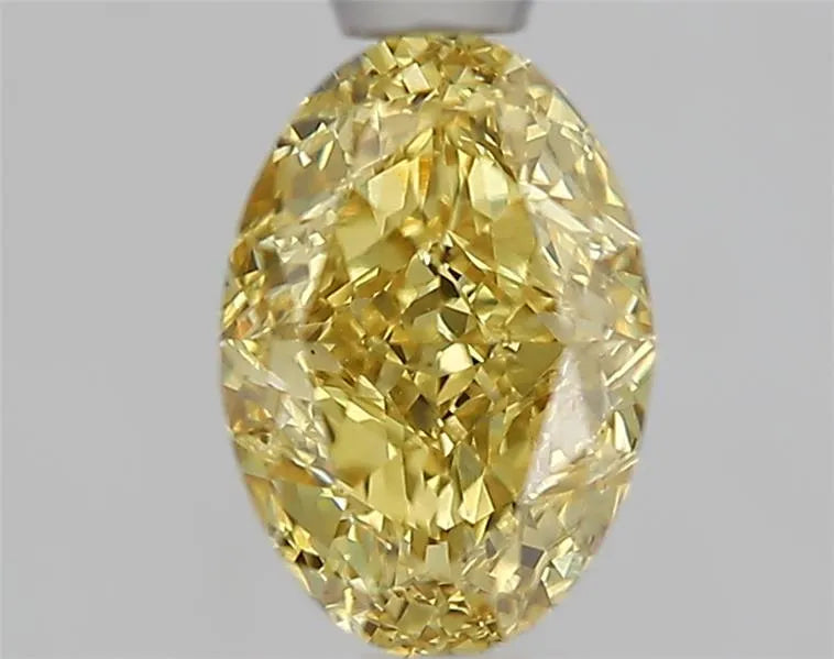 1.08ct Oval Lab Grown Diamond (Colour Fancy Intense Yellow, Clarity VS1, IGI Certified)