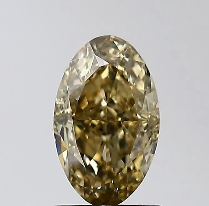 1.21ct Oval Natural Diamond (Colour Fancy, Clarity VS1, GIA Certified)