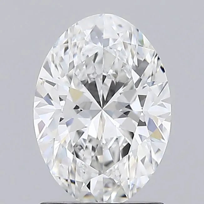 1.24ct Oval Lab Grown Diamond (Colour E, Clarity IF, IGI Certified)