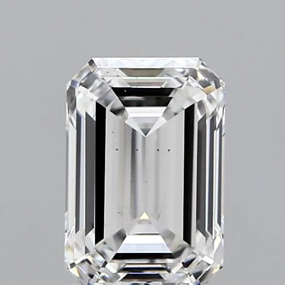 1.38ct Emerald Lab Grown Diamond (Colour E, Clarity VS2, IGI Certified)
