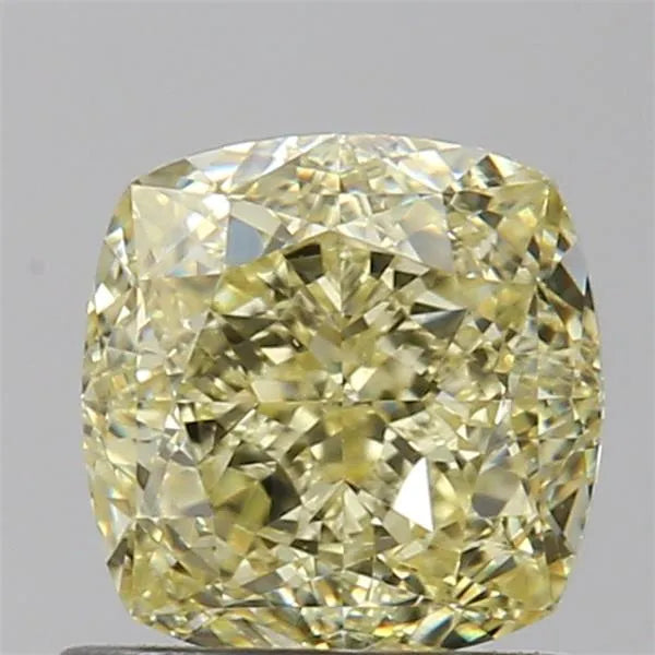 1.41ct Cushion brilliant Natural Diamond (Colour Fancy Light Yellow, Clarity VS1, GIA Certified)