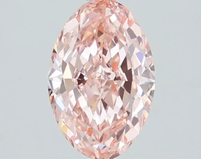1.48ct Oval Lab Grown Diamond (Colour Fancy Vivid Pink, Clarity VVS1, IGI Certified)