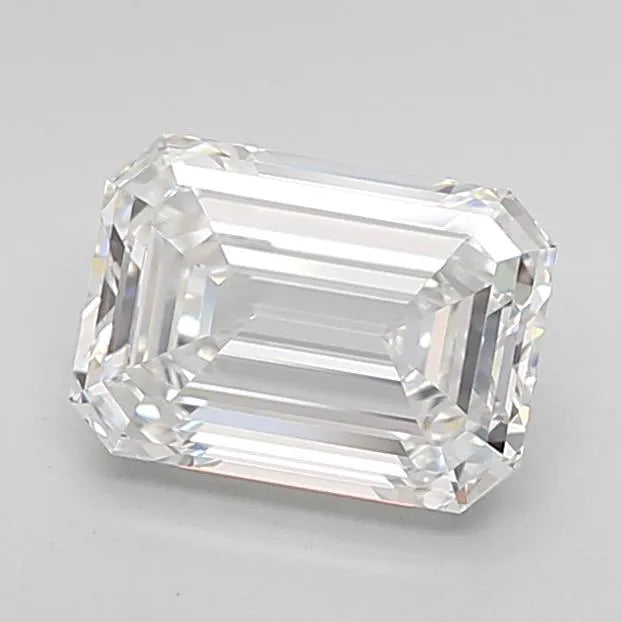 1.50ct Emerald Lab Grown Diamond (Colour D, Clarity IF, IGI Certified)