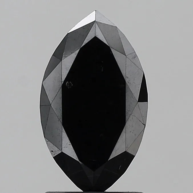 1.67ct Marquise Natural Diamond (Colour Black, Clarity I1, Cut EX, Uncertified)