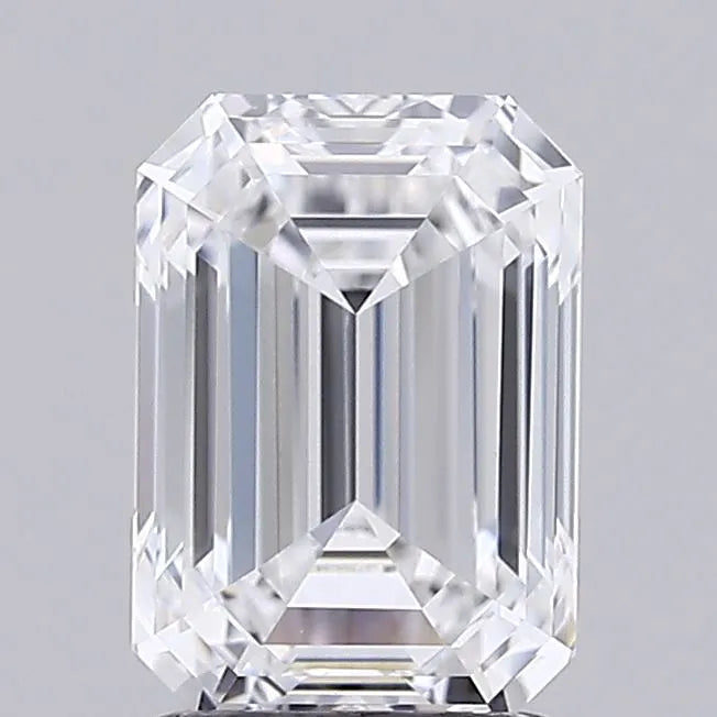 1.84ct Emerald Lab Grown Diamond (Colour D, Clarity VVS2, IGI Certified)