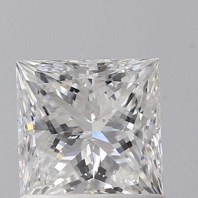 0.91 Carat E-SI2 Princess Cut Diamond