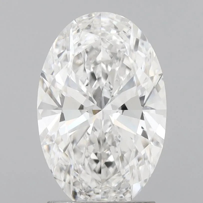 2.10ct Oval Lab Grown Diamond (Colour D, Clarity VVS2, IGI Certified)