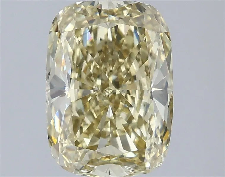 2.00ct Cushion modified Lab Grown Diamond (Colour Fancy Intense Yellow, Clarity VS1, IGI Certified)