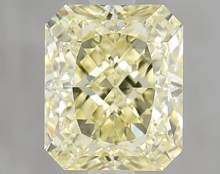 2.20ct Radiant Natural Diamond (Colour Fancy Light Yellow, Clarity IF, GIA Certified)