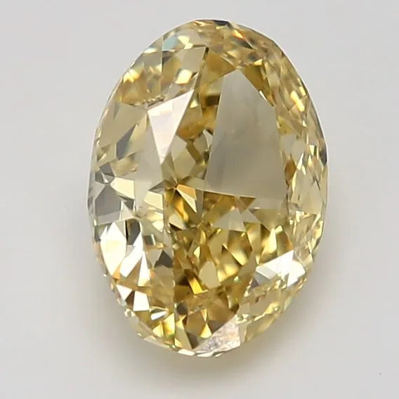 2.45ct Oval Natural Diamond (Colour Fancy Intense Yellow Yellow, Clarity VS1, GIA Certified)