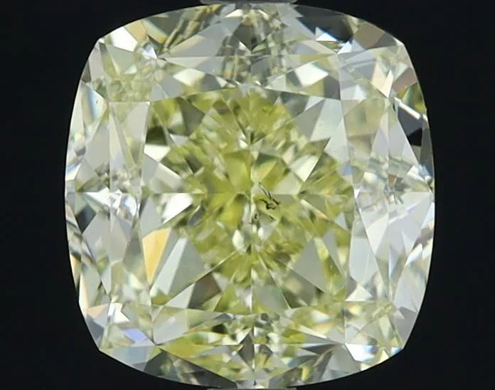 2.48ct Cushion brilliant Natural Diamond (Colour Fancy Yellow Yellow, Clarity SI1, GIA Certified)
