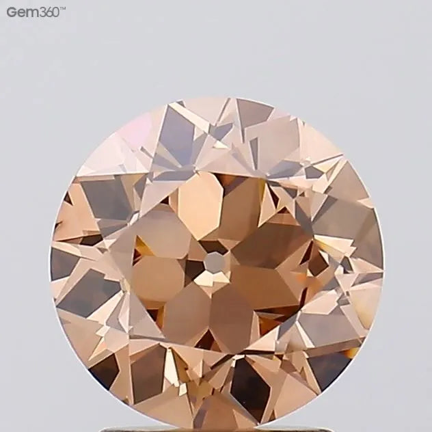 2.48ct Round Lab Grown Diamond (Colour Fancy Brown, Clarity VS1, IGI Certified)