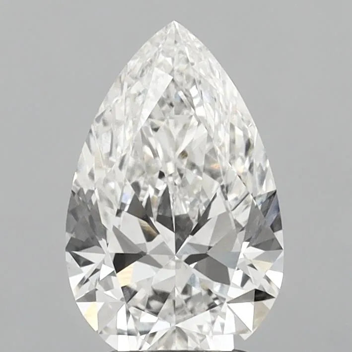 2.51ct Pear Lab Grown Diamond (Colour F, Clarity VVS2, IGI Certified)