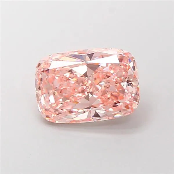 2.58ct Cushion modified Lab Grown Diamond (Colour Fancy Intense Pink, Clarity VS2, IGI Certified)