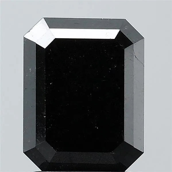2.58ct Emerald Natural Diamond (Colour Fancy Black, Clarity VS2, Cut EX, Uncertified)