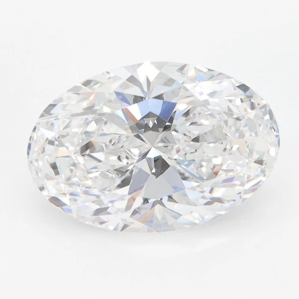 2.77ct Oval Lab Grown Diamond (Colour D, Clarity VVS1, GIA Certified)