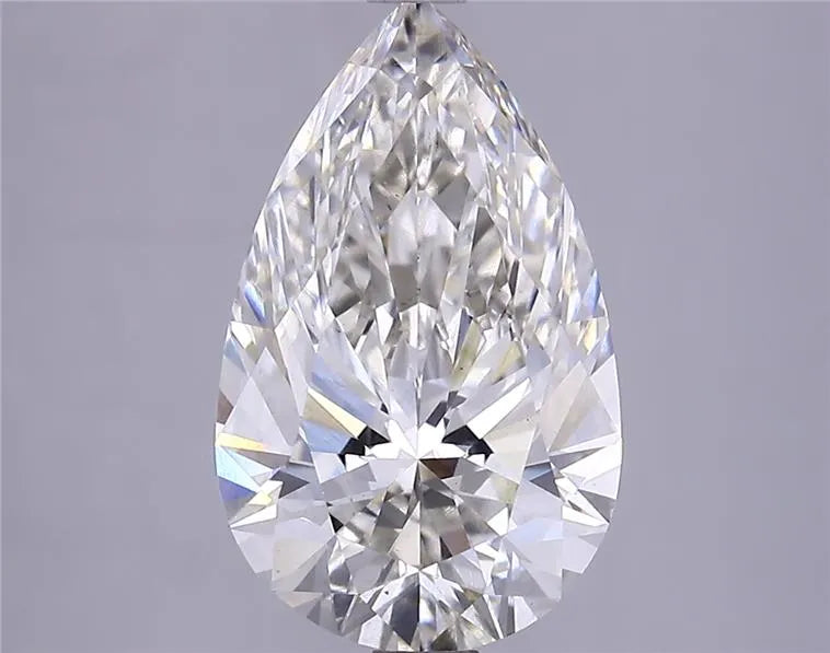 3.53ct Pear Lab Grown Diamond (Colour G, Clarity VS2, IGI Certified)