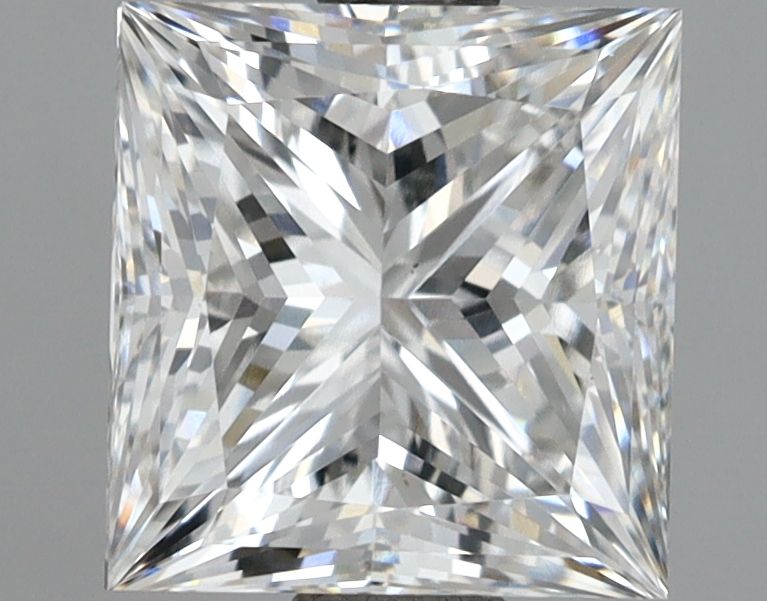 2.50 Carat E-VVS2 Princess Lab Diamond
