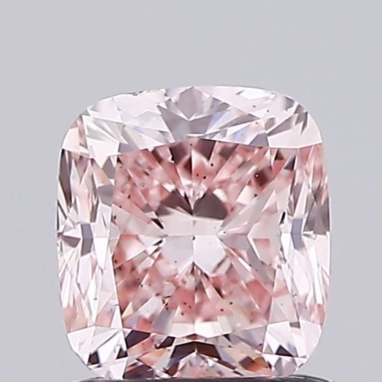 1.00 Carat Cushion Cut Fancy Pink