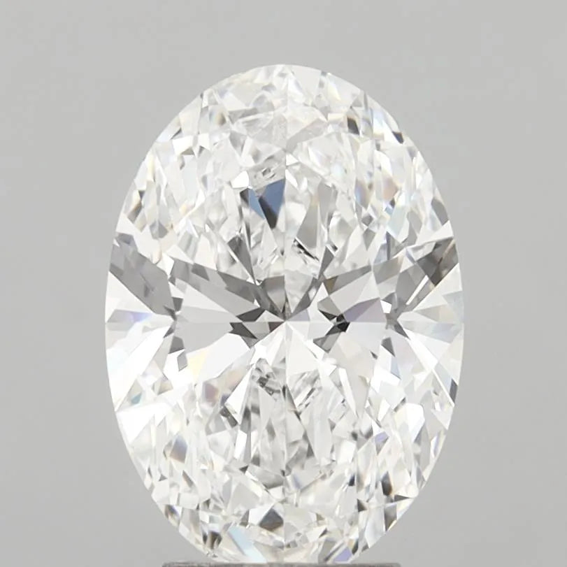 4.05ct Oval Lab Grown Diamond (Colour E, Clarity VVS2, IGI Certified)