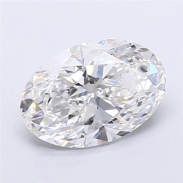 4.21ct Oval Lab Grown Diamond (Colour D, Clarity VVS2, IGI Certified)