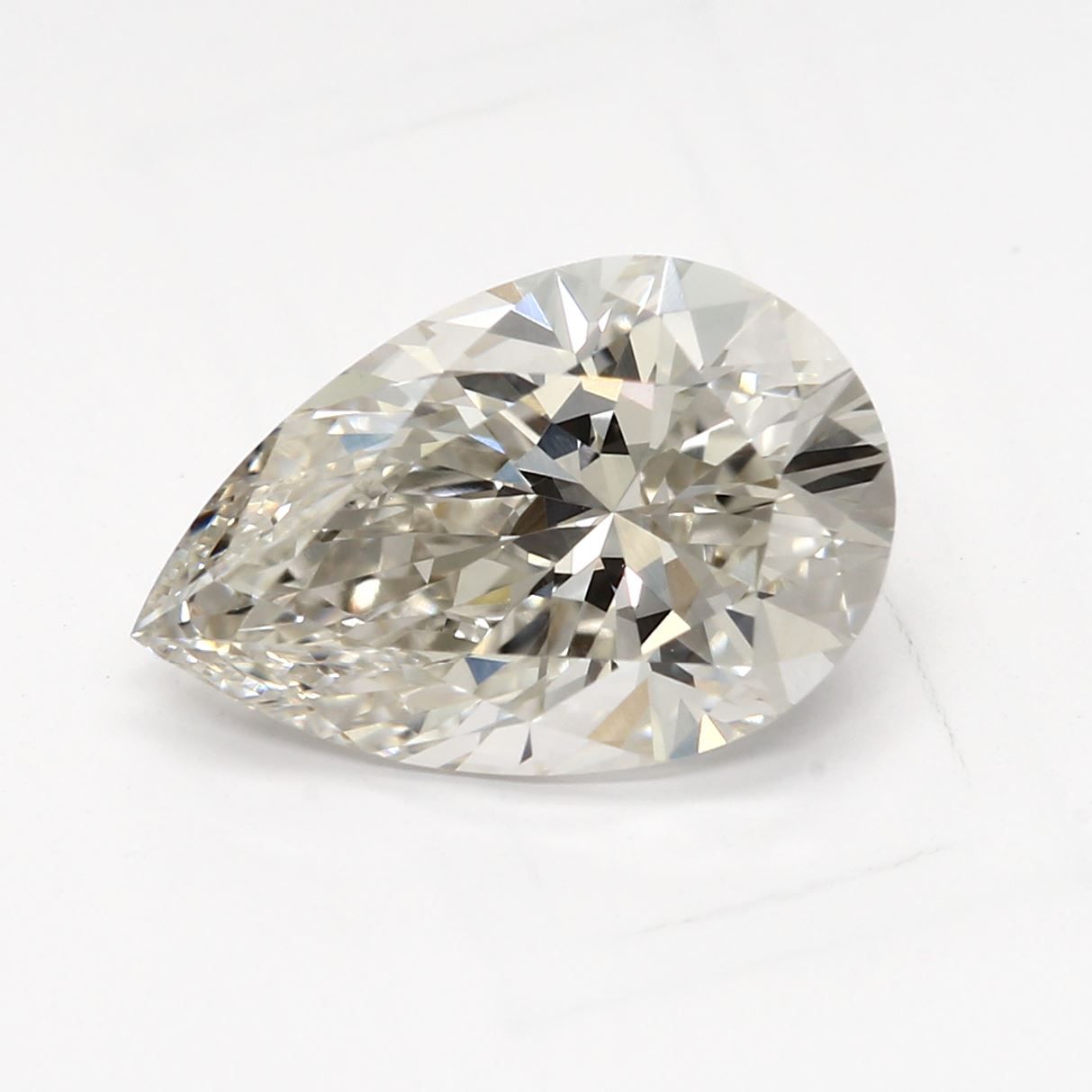1.59 Carat I-VVS2 Pear Lab Diamond