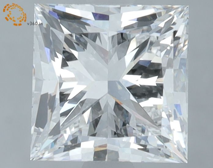 2.00 Carat E-VVS2 Princess Lab Diamond