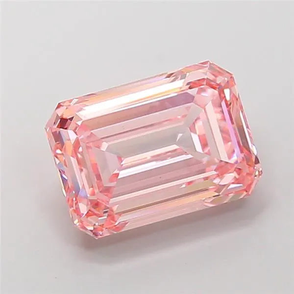 5.04ct Pear Lab Grown Diamond (Colour Fancy Vivid Pink, Clarity VS1, IGI Certified)