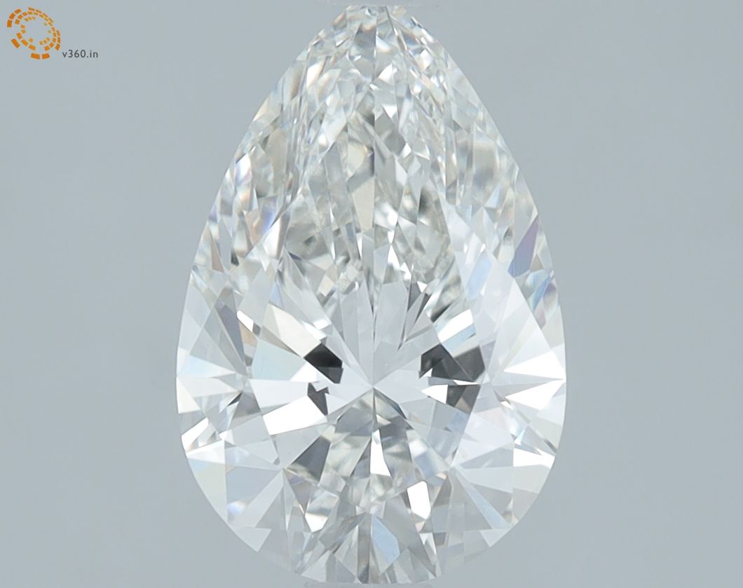 1.56 Carat G-VS1 Pear Lab Diamond
