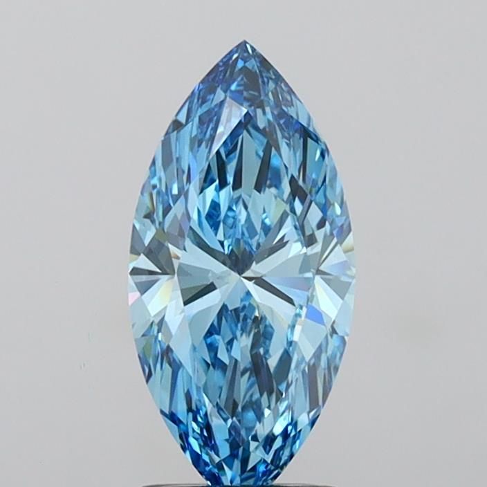 2.51 Carat Marquise Cut Fancy Blue