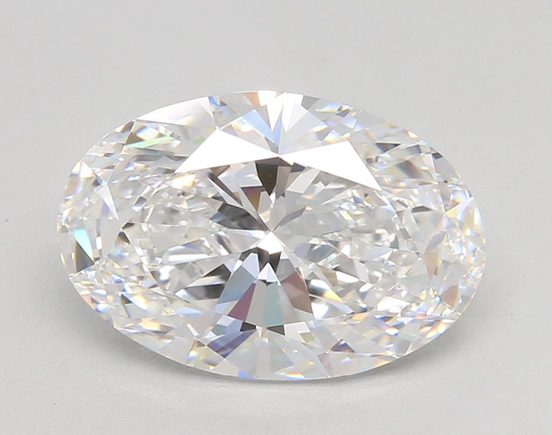 4.06 Carat D-VVS2 Oval Lab Diamond